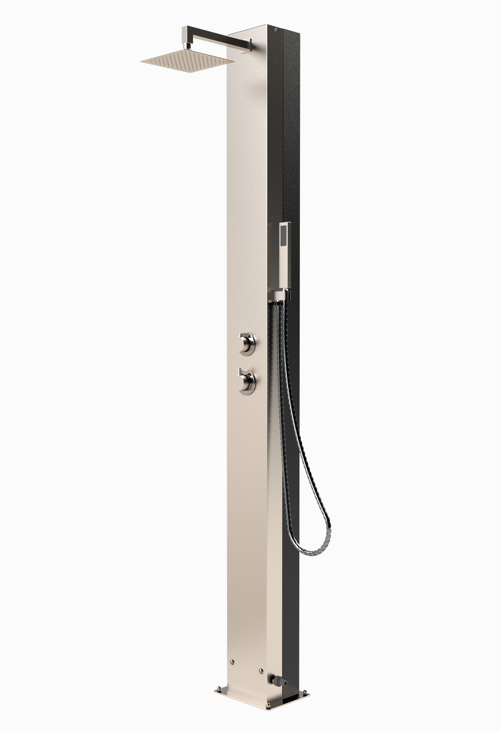 Dusche TRINIDAD Typ Solar mit Edelstahlfront - Pool Me Up