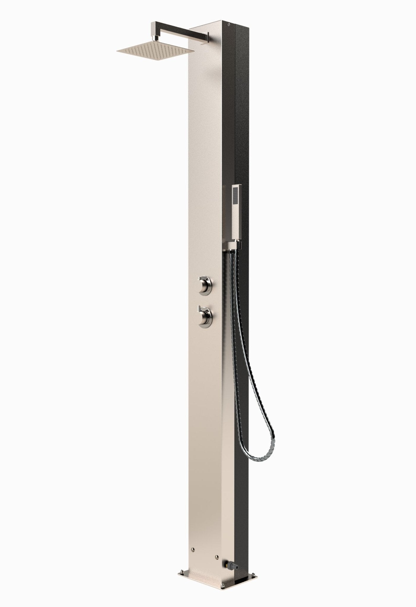 Dusche TRINIDAD Typ Solar mit Edelstahlfront - 163064 - 4039474007754 - Pool Me Up