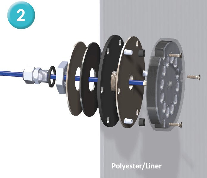 EVA Aufputz Montage-Set zu R6/A6/A12 - Pool Me Up