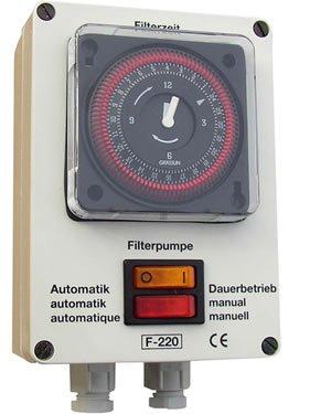 Filtersteuerung für 230V Pumpe mit analoger - 081048 - Benutzerdefiniertes Produkt - Pool Me Up