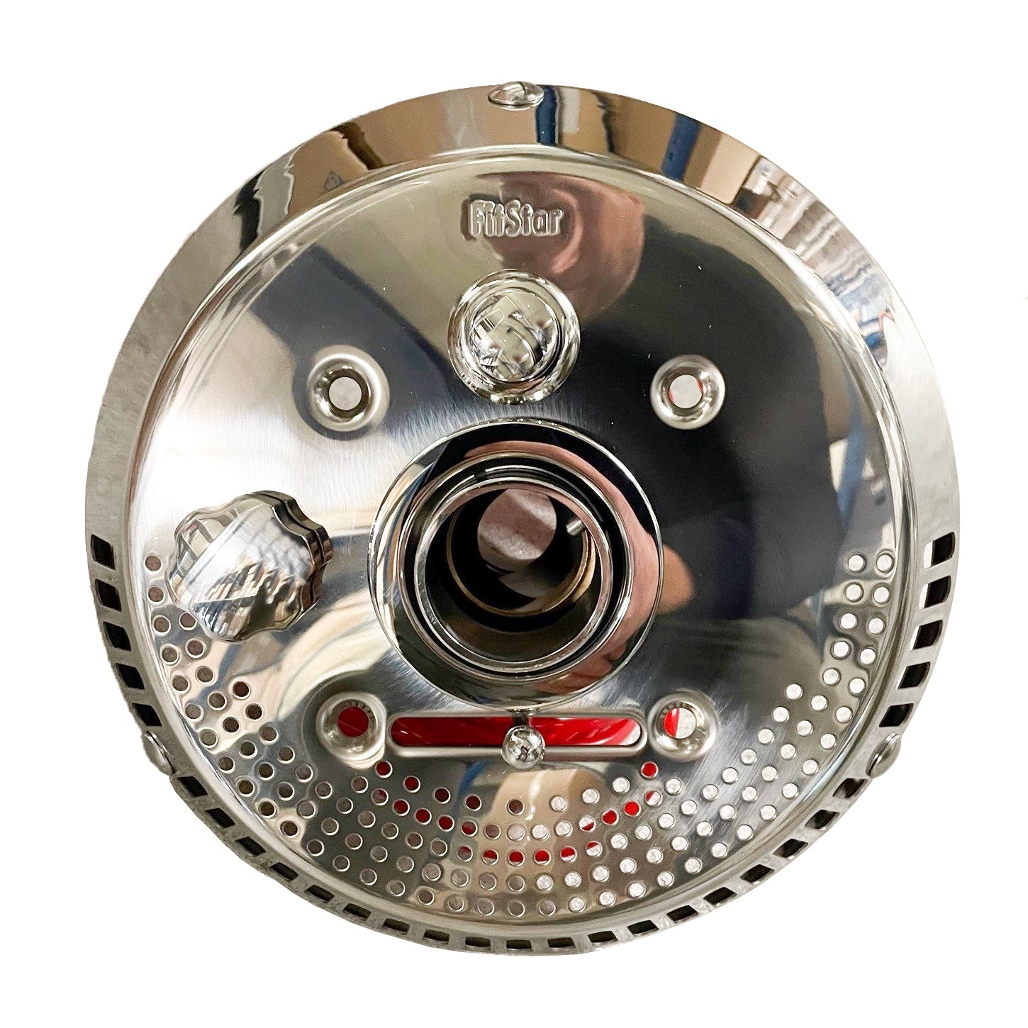 Fitstar Anschlussarmatur Taifun (Kopf rund) V4A - Pool Me Up