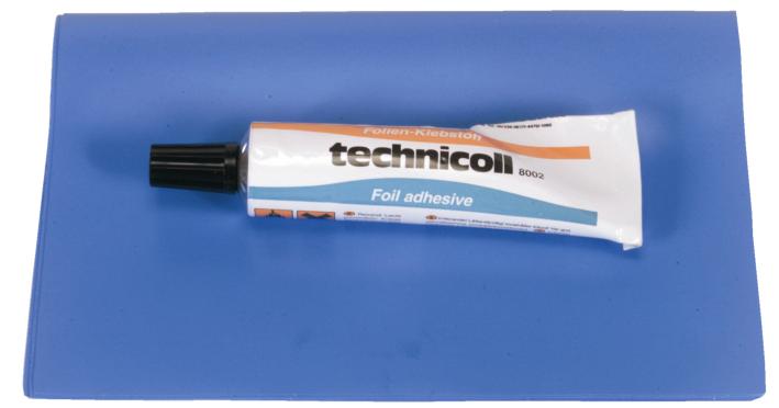 Flickset für Folie mit 2 Folienstücke (blau) - 121116 - Benutzerdefiniertes Produkt - Pool Me Up