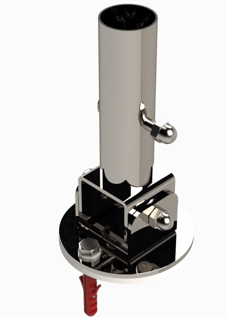 Gelenk mit Flanschmontage für d 40mm (1 Stk.) - 161075 - 4039474001264 - Pool Me Up