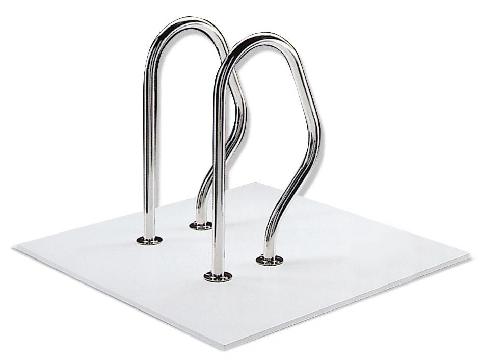 Griffbogen gerundet V4A mit Flanschbefestigung - 161126 - Benutzerdefiniertes Produkt - Pool Me Up