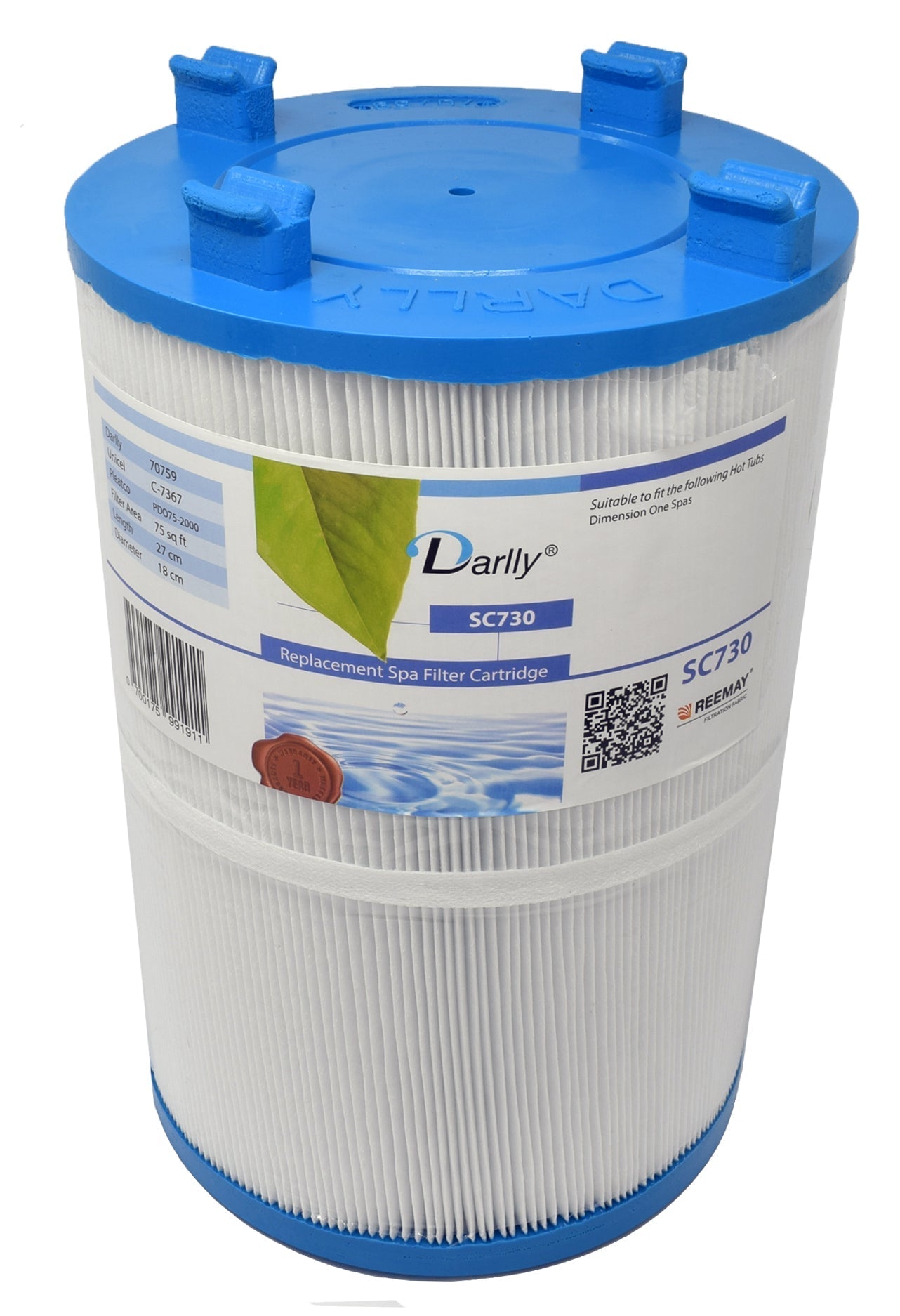 Kartusche Dimension One H=270mm; D=180mm - 055021 - Benutzerdefiniertes Produkt - Pool Me Up
