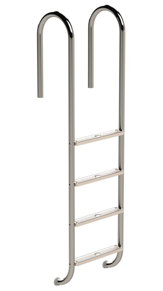 Leiter TINA 4 - stufig Holm 40mm - 161002 - 4039474000038 - Pool Me Up