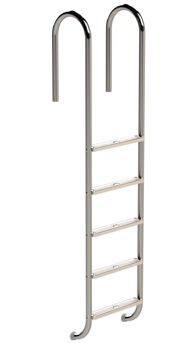 Leiter TINA 5 - stufig Holm 40mm - 161003 - 4039474000045 - Pool Me Up
