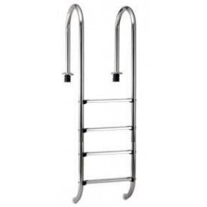 Leiter enger Bogen 4 Stufen V4A mit Einbau - 161123 - Benutzerdefiniertes Produkt - Pool Me Up