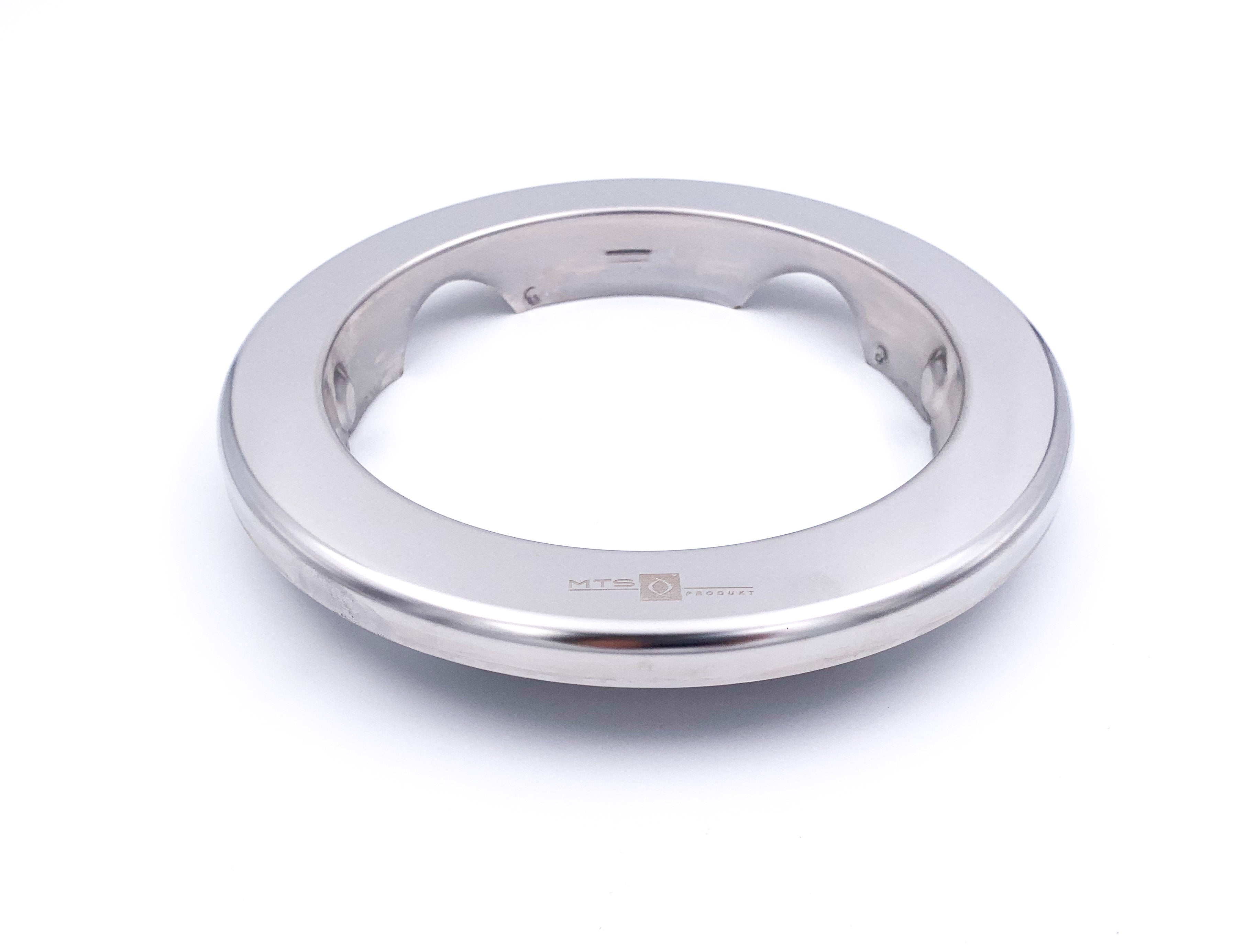 MTS Blende Edelstahl Design rund zu UWS poliert - Pool Me Up
