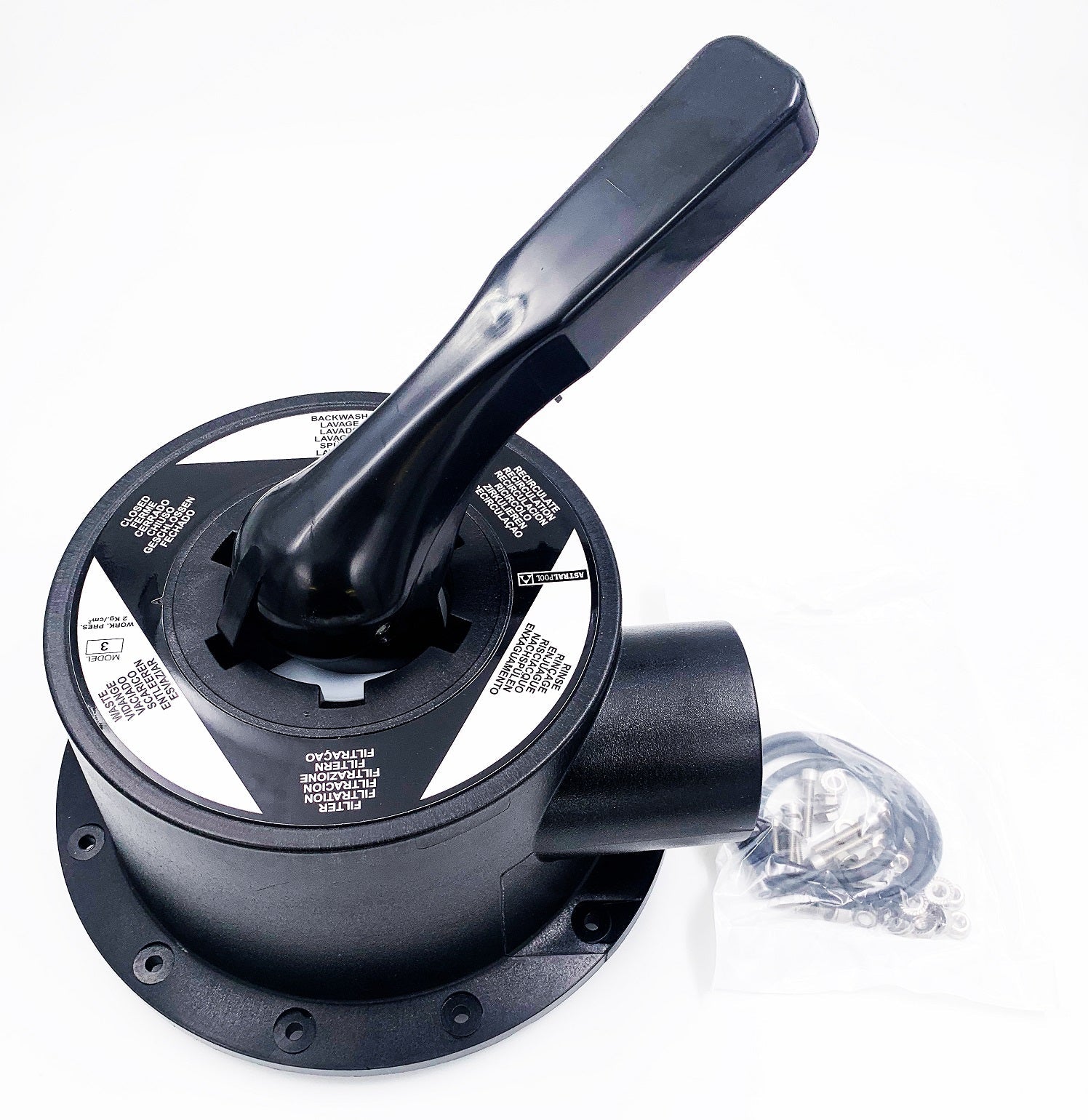 Oberteil zu Astral 6 - Wege - Umschaltventil 2 1/2" - 045-452 - Benutzerdefiniertes Produkt - Pool Me Up