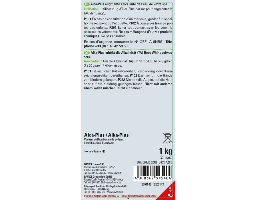 SpaTime Alca-Plus 1 kg - Pool Me Up