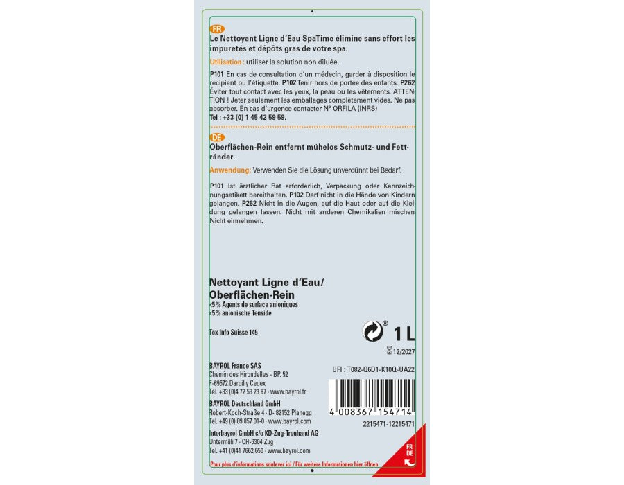 SpaTime Oberflächen-Rein 1 l - Pool Me Up