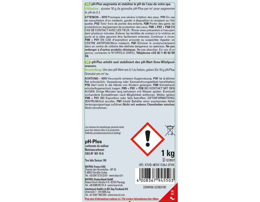 SpaTime pH-Plus 1 kg - Pool Me Up