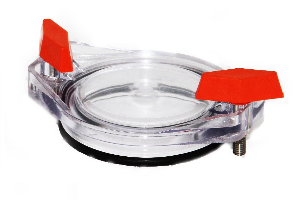 Speck Deckel mit orangenen Knebeln Schr. u. O - Ring - 033-035 - 0002920116002 - Pool Me Up