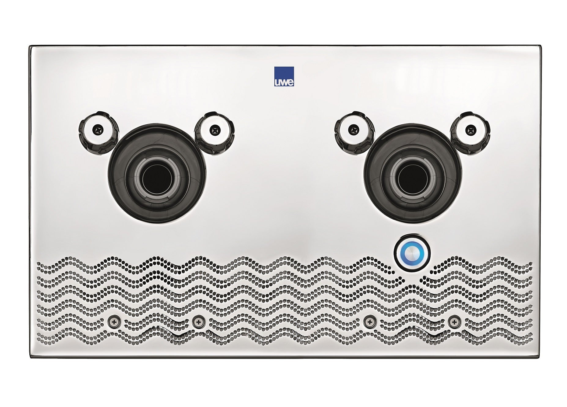 UWE Fertigbauteil Bambo 2 in Edelstahl V4A, Piezo, - 113178 - 4251228509196 - Pool Me Up