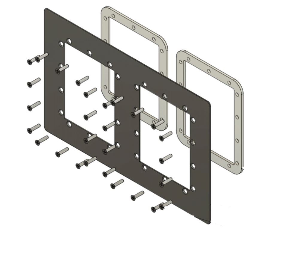 UWE Flanschsatz für Streichfolie Bambo 2 - 113246 - Benutzerdefiniertes Produkt - Pool Me Up