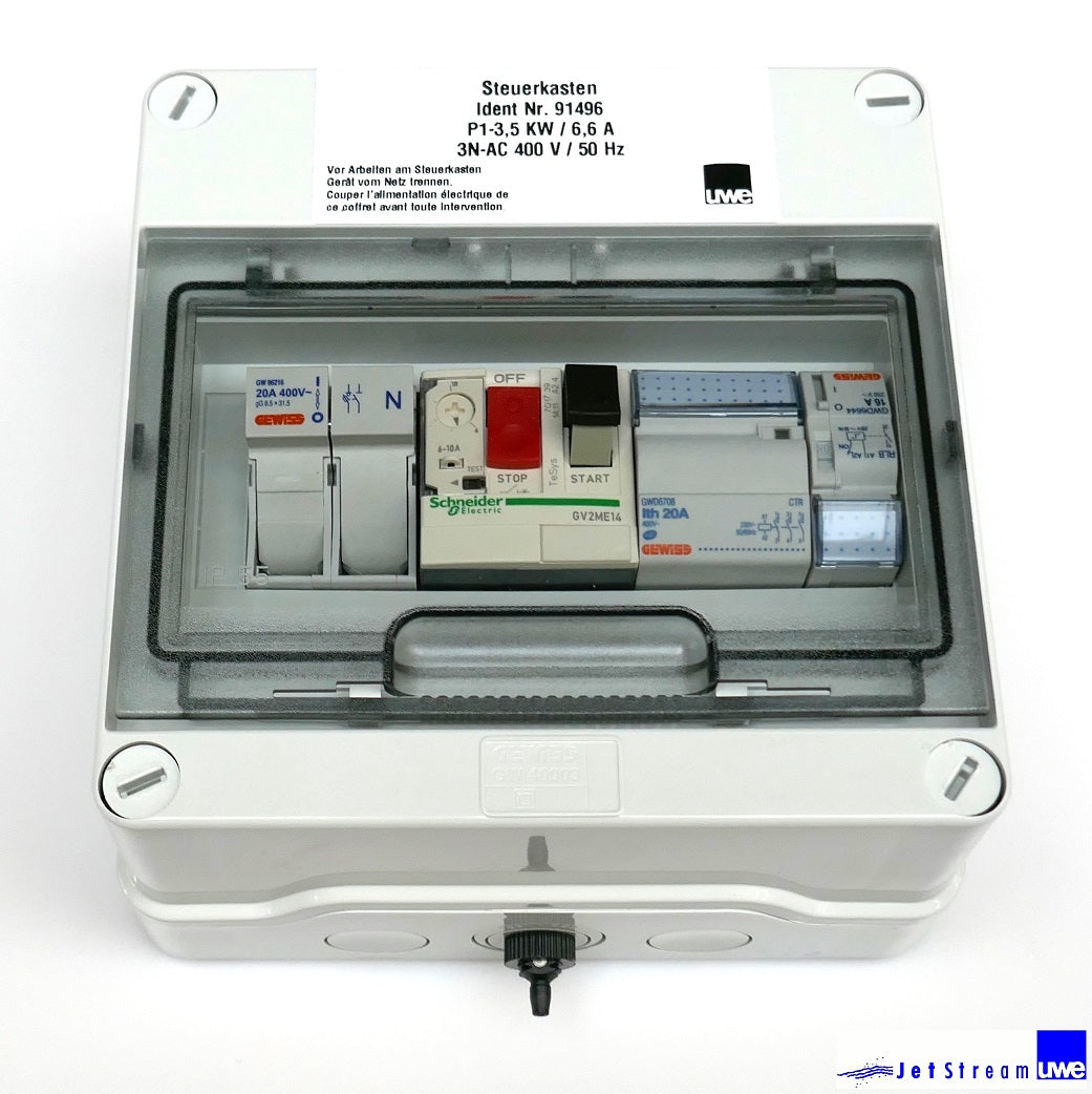 UWE Steuerkasten kompl. für 3,5kW 400V Pumpe - Pool Me Up