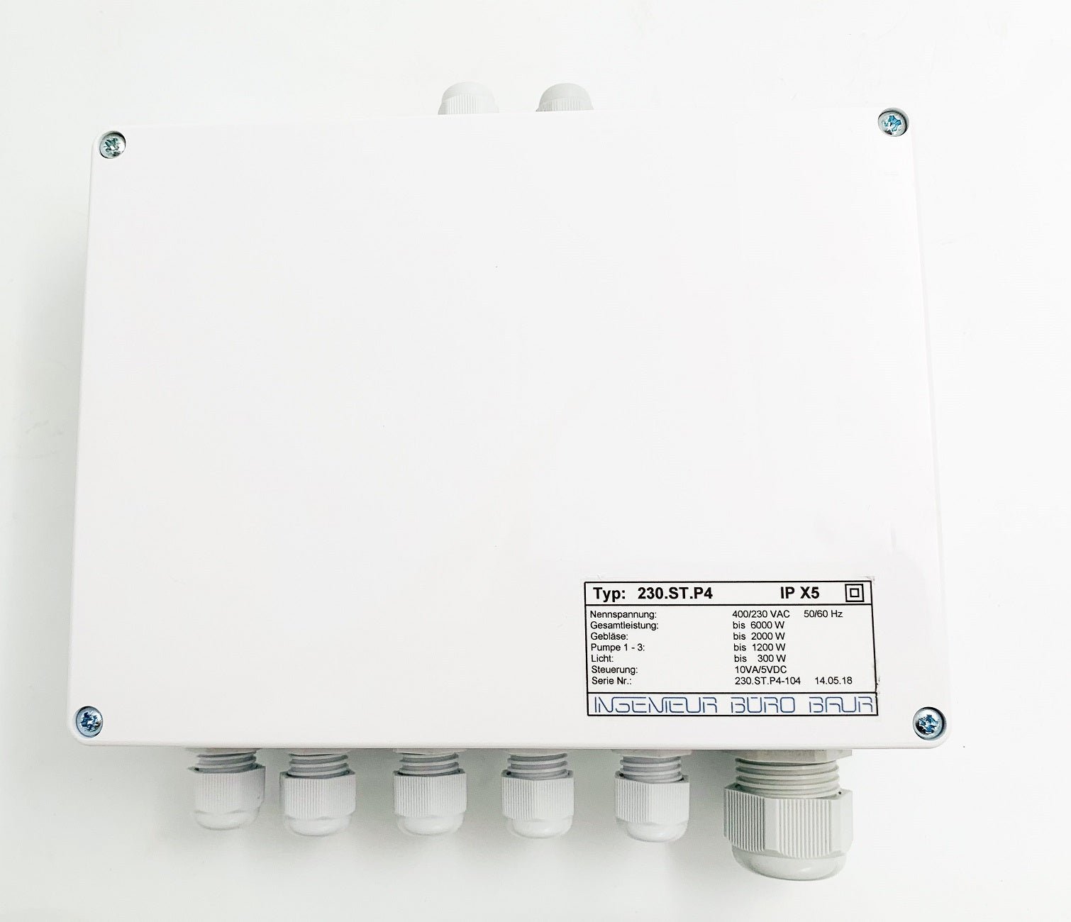 WP - Steuerung mit 4 Abgängen 230V - 201024 - Benutzerdefiniertes Produkt - Pool Me Up