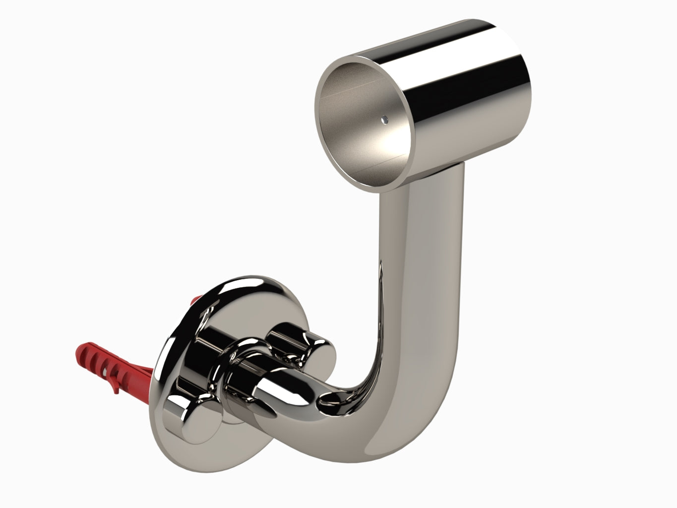 Wandstütze gebogen, Wandabstand 90mm - Pool Me Up