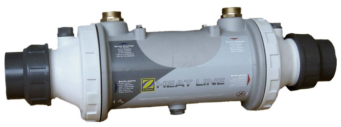 Zodiac Wärmetauscher HEAT LINE 20 NU 20 kW - 131224 - 9010069119002 - Pool Me Up