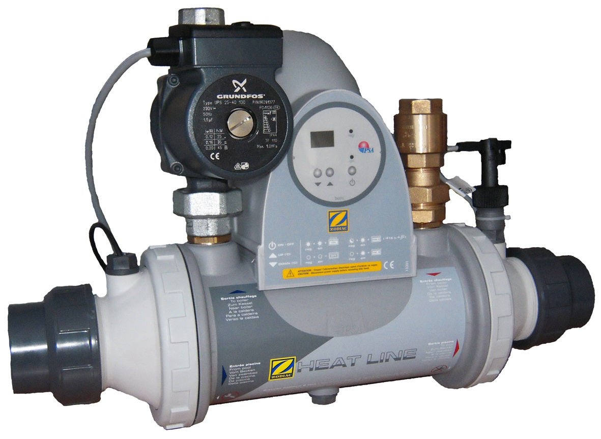 Zodiac Wärmetauscher HEAT LINE "Plus" 20 KW - 131226 - 9010069117756 - Pool Me Up