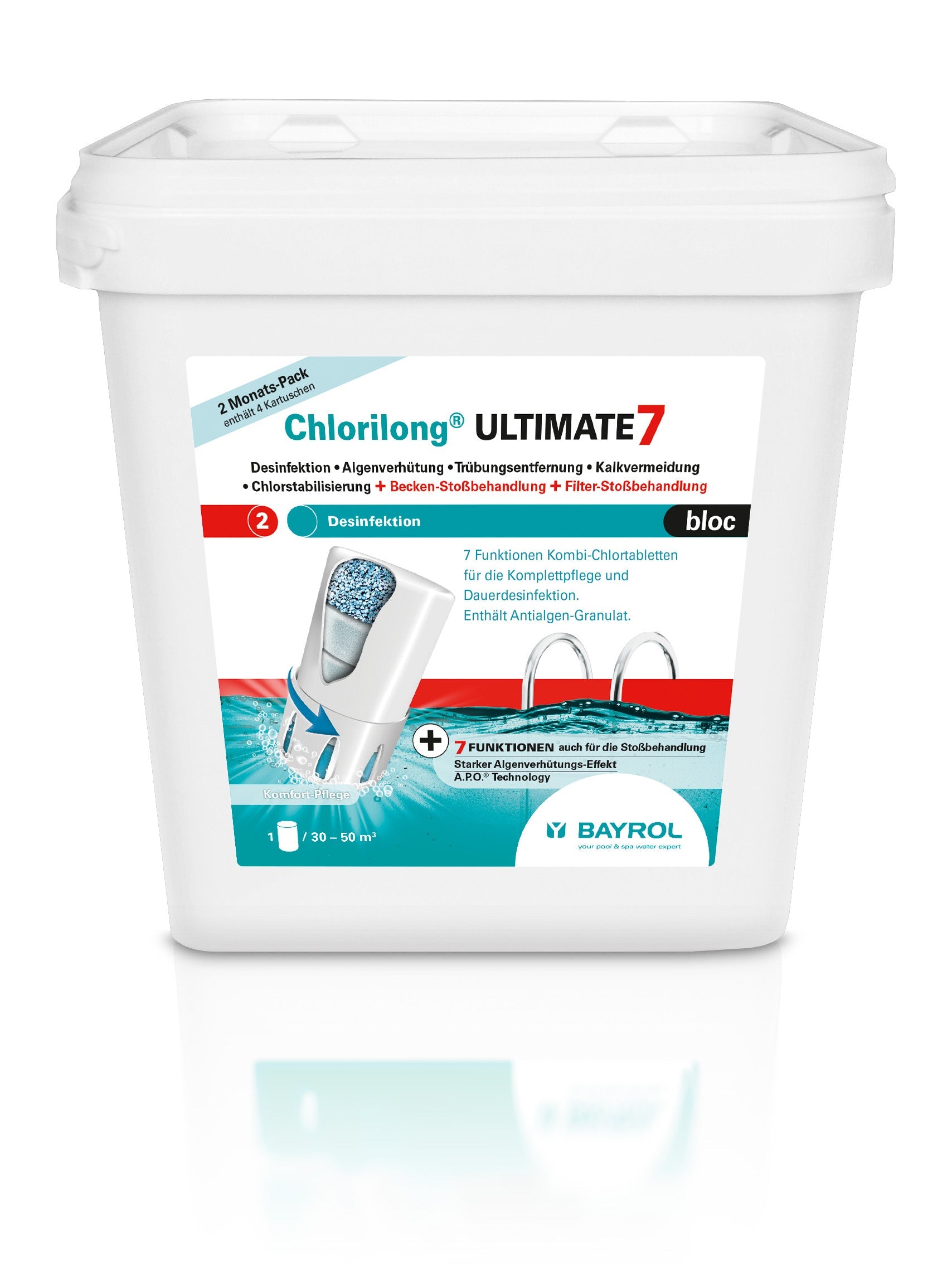 Bayrol Chlorilong ULTIMATE7 Bloc 3,8 kg - Pool Me Up