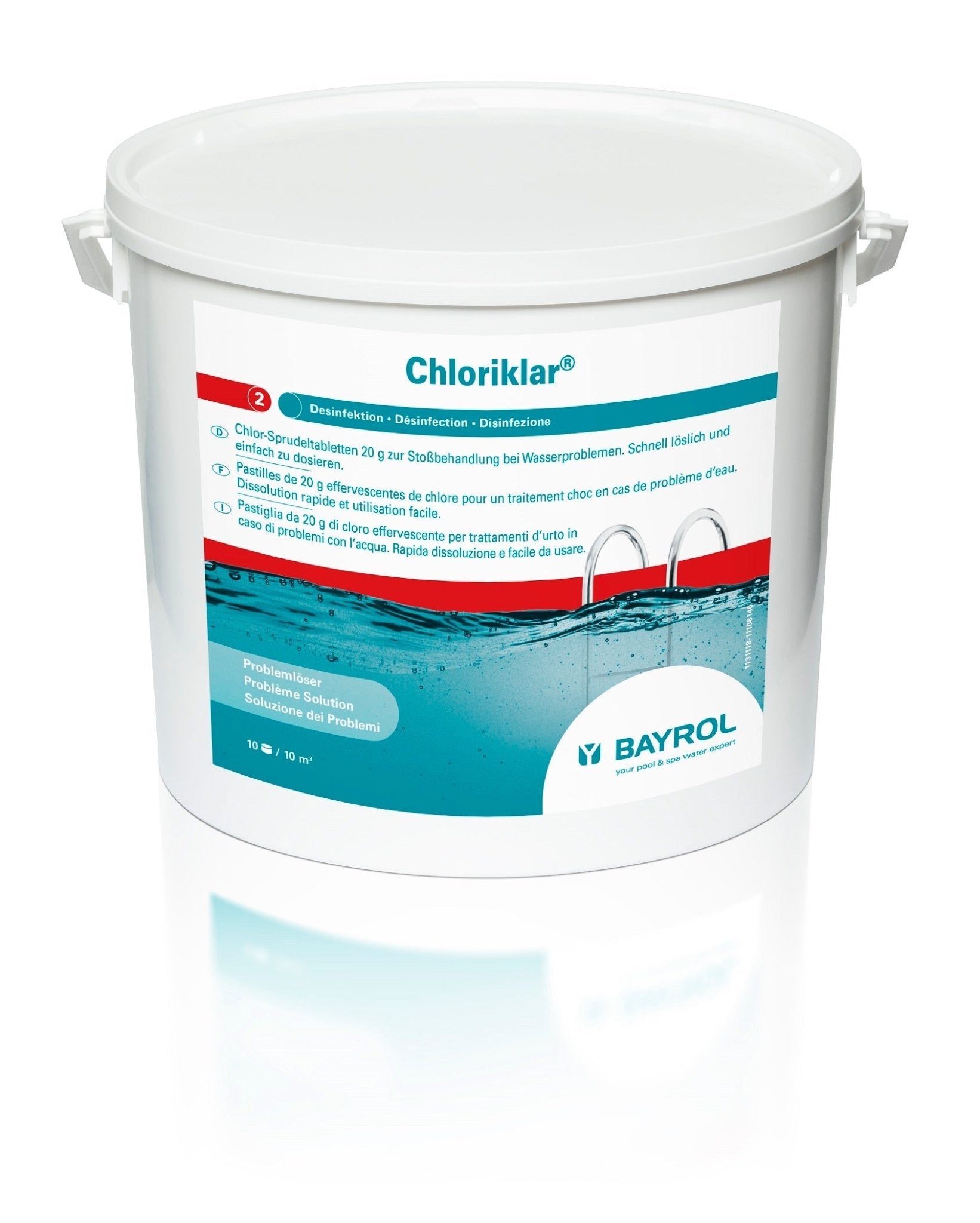 Bayrol Chloriklar 10 kg Chlortabletten - 021029 - 4008367311209 - Pool Me Up