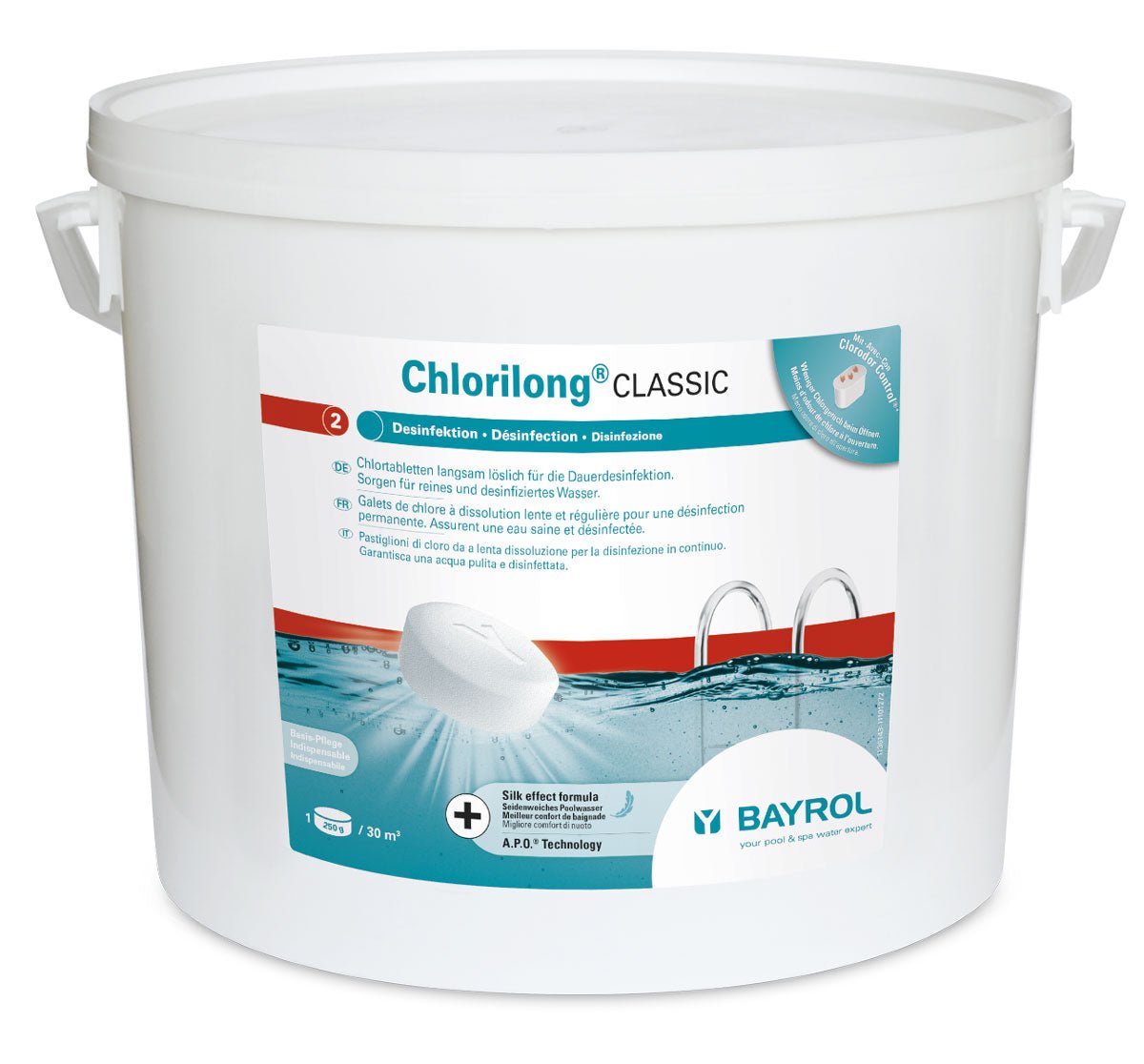 Bayrol Chlorilong CLASSIC 10 kg - 021132 - 4008367361440 - Pool Me Up