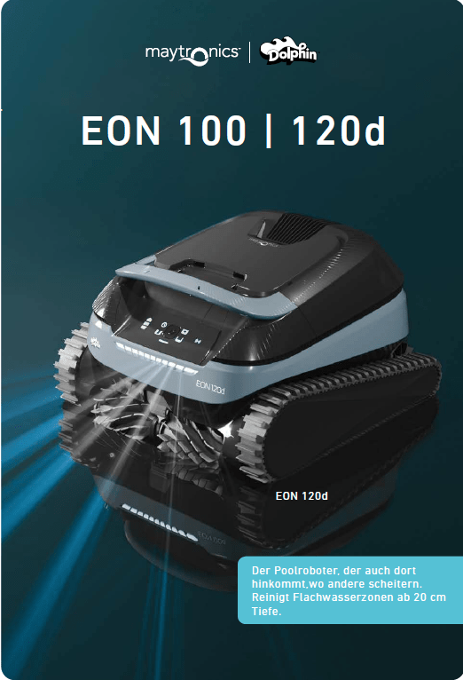 Poolroboter Dolphin EON 120d, 3 Jahre Garantie - 101006 - 7290122450620 - Pool Me Up