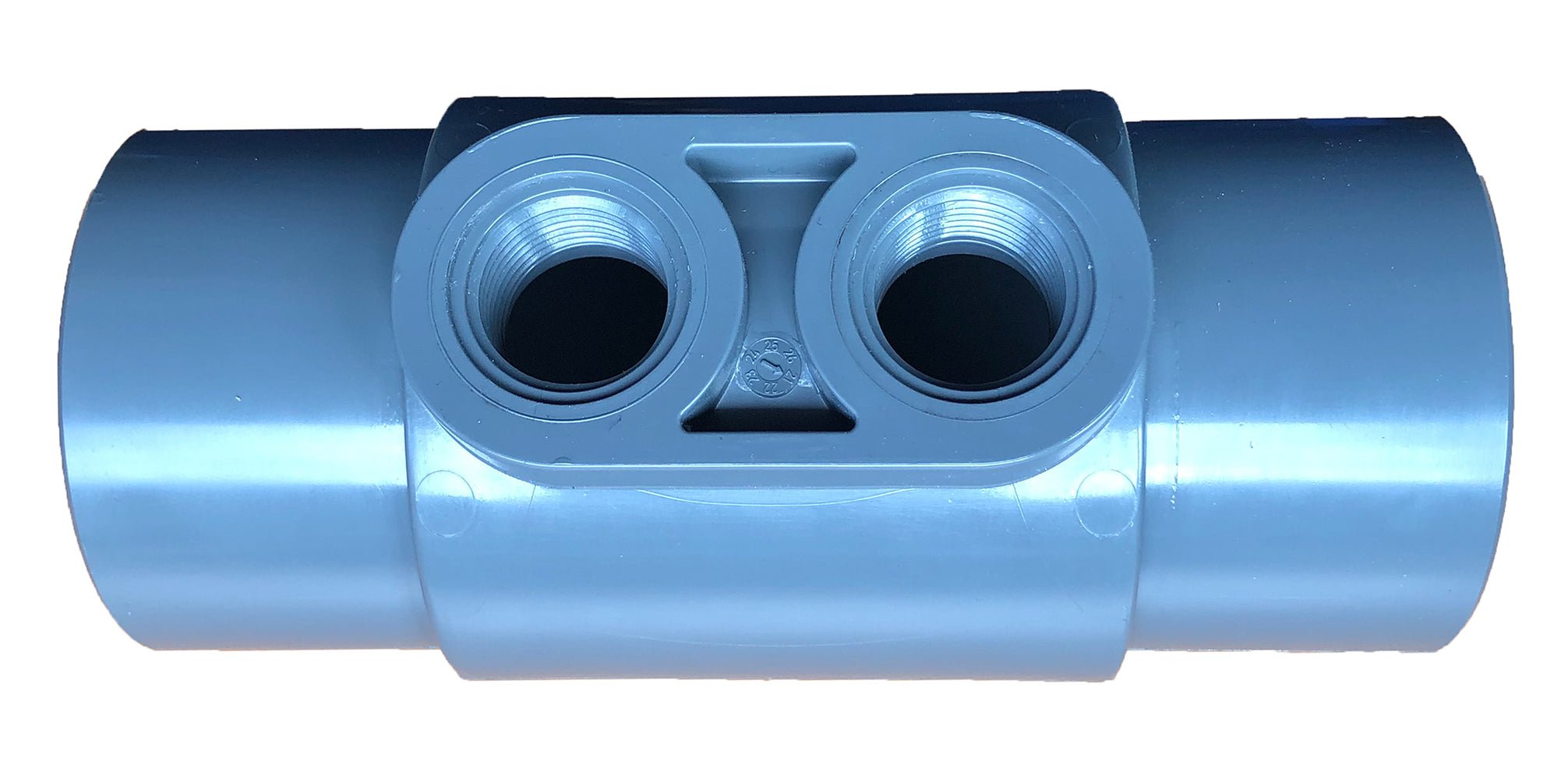 Sensorhalter PVC für 2 Module 1/2"IG - 174333 - Benutzerdefiniertes Produkt - Pool Me Up