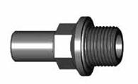 Serto Einstellnippel gerade PA 10 - 1/4"AG grau - 171-377 - Benutzerdefiniertes Produkt - Pool Me Up