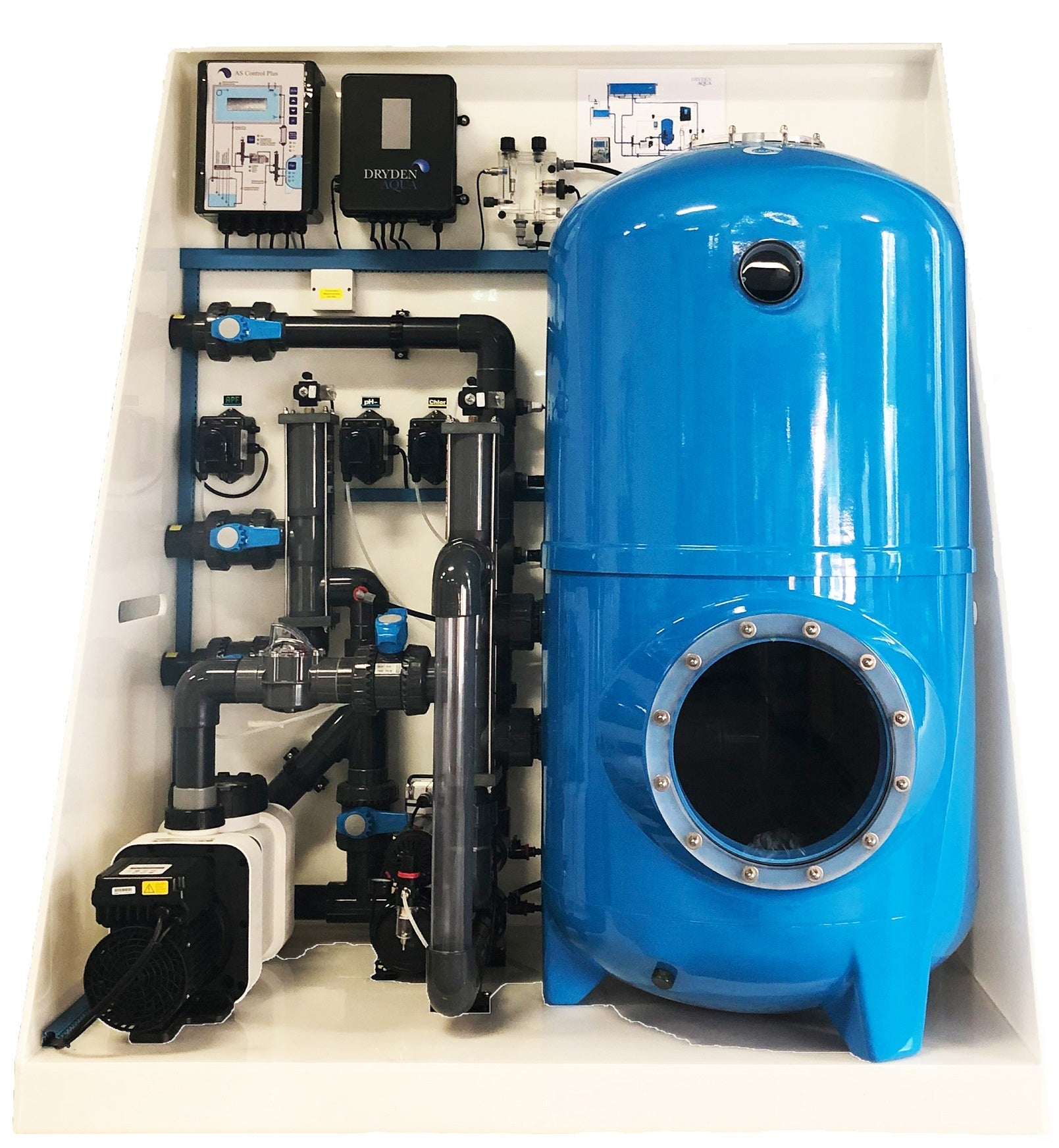 DA-SY Anlage für Rinnenbecken mit AS  Control - Pool Me Up