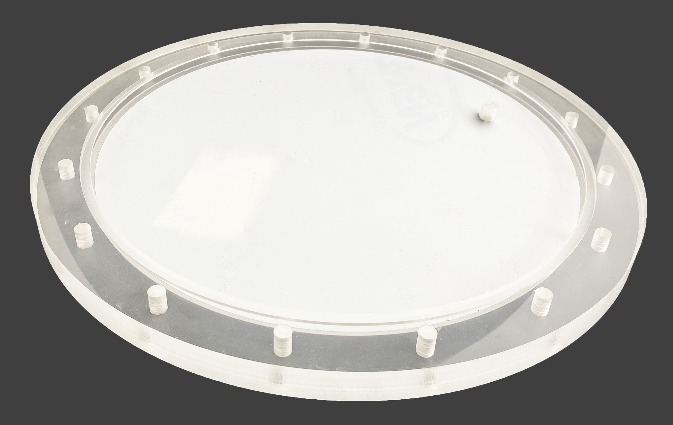 Calplas Deckel transparent d355mm 1/4"IG - Pool Me Up