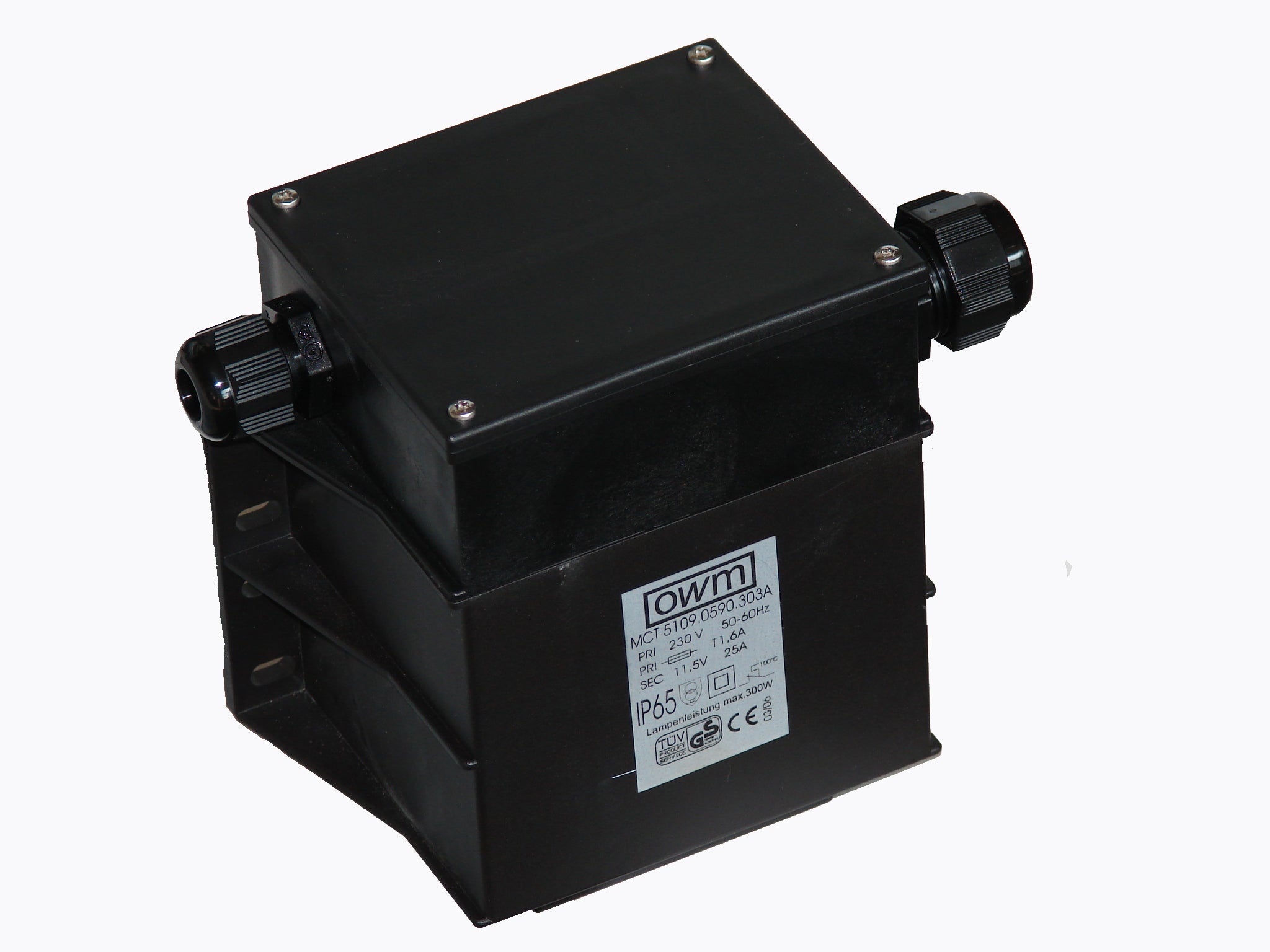 Trafo Vollverguss 300VA 12V IP65, PG 13,5 - Pool Me Up