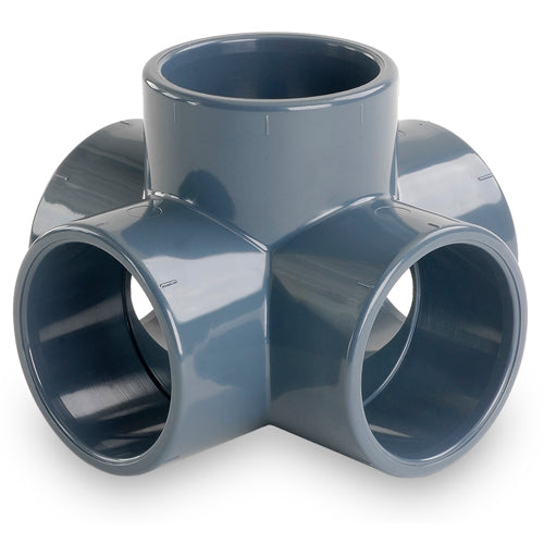 PVC 5-Wege Kreuzstück 50mm - Pool Me Up