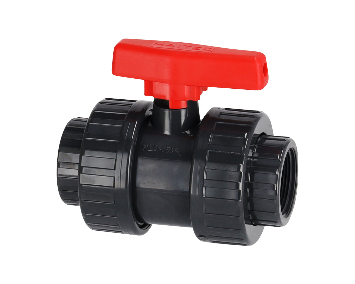 Maitec PVC Kugelventil 1" IG mit Gewindemuffen - Pool Me Up