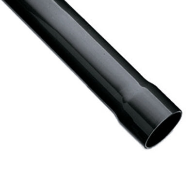 Rohr PVC d 50 x 2.4mm - schwarz - PN10 (VE 5m) - Pool Me Up