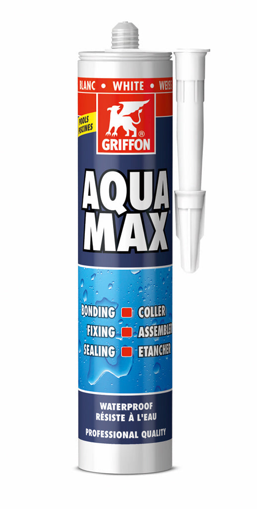 Griffon Klebedichtmasse Aqua Max weiss 425gr - Pool Me Up
