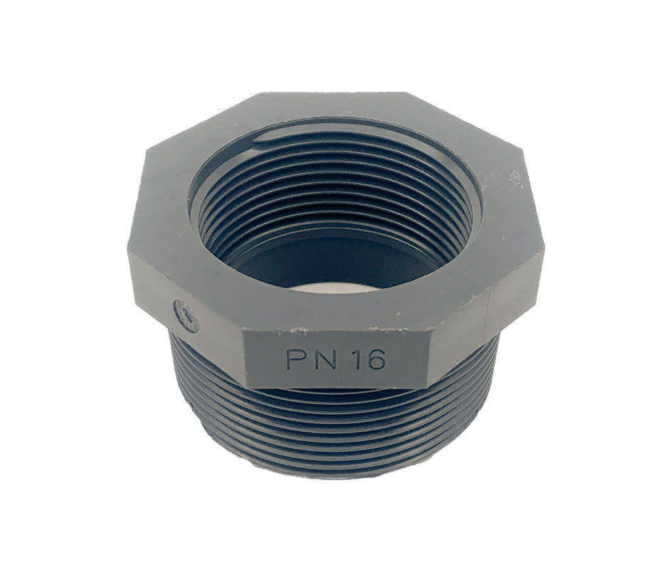 Gewindereduktion grau R AG 2" x IG 1 1/2" - Pool Me Up