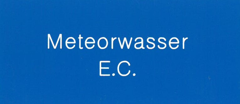 Schild für Thermograph "Meteorwasser/E.C." - Pool Me Up