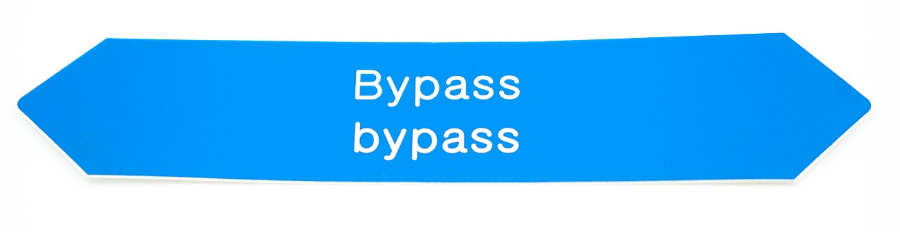 Flussrichtungspfeil "Bypass/bypass" - Pool Me Up