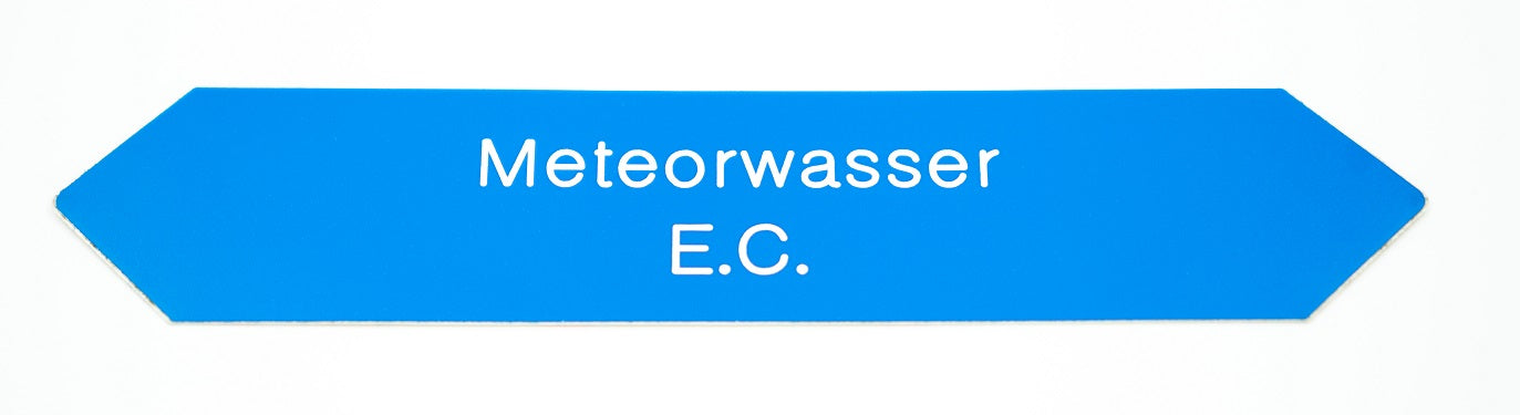 Flussrichtungspfeil "Meteorwasser/E.C." - Pool Me Up