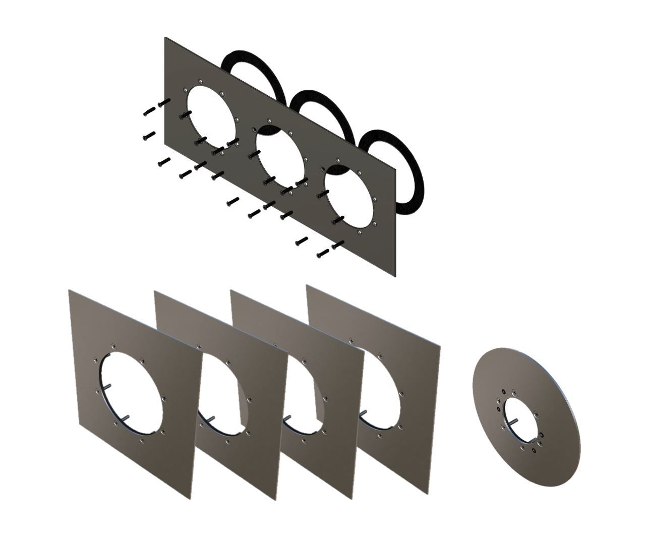 UWE Flanschsatz komplett für Streichfolie - Pool Me Up