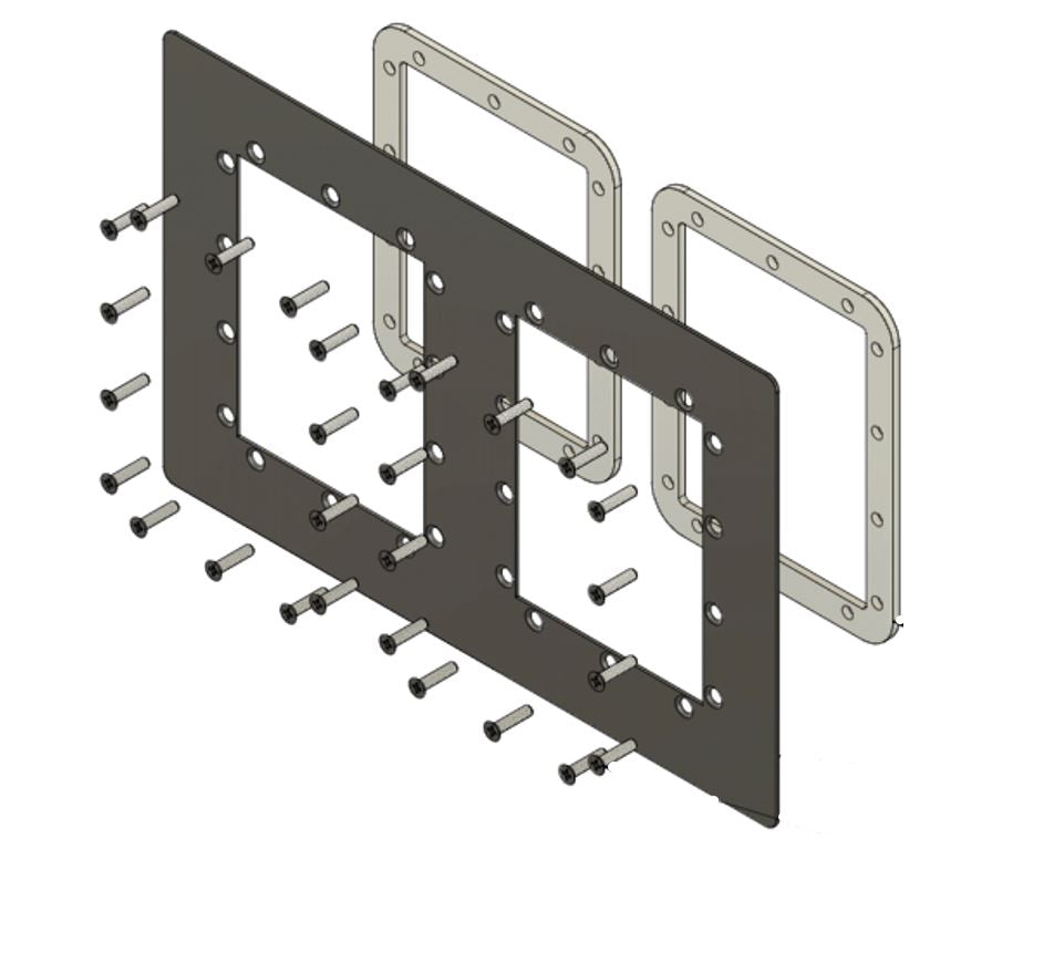 UWE Flanschsatz für Streichfolie Bambo 2 - Pool Me Up