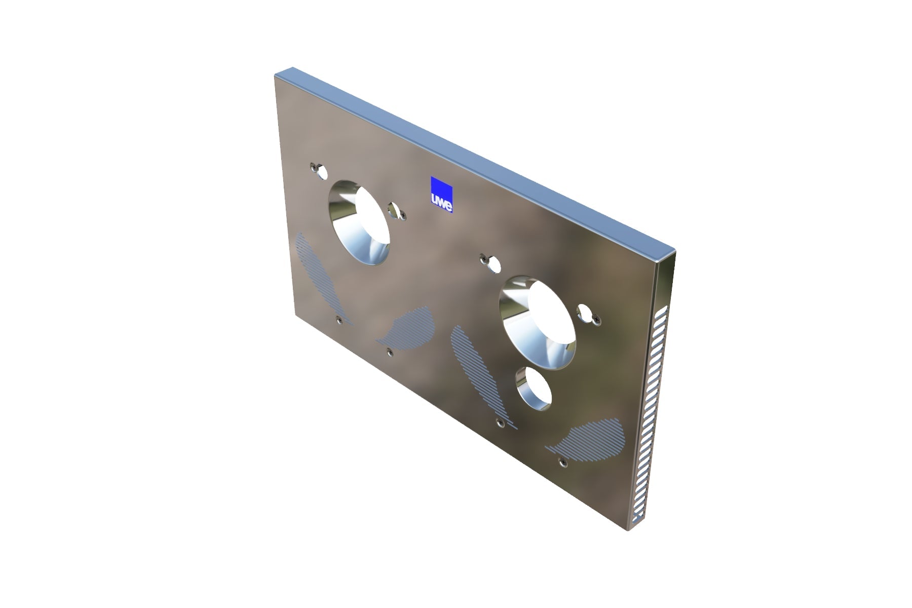 Frontplatte Bambo2 Edelstahl PN - Pool Me Up