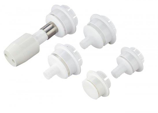 Punktmassagedüse zu Massageschlauch zu BADU Jet - Pool Me Up