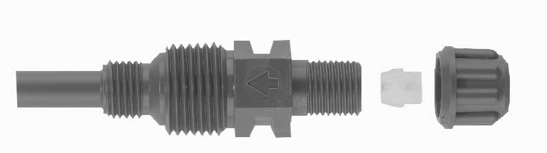 Stenner Impfventil 1/4"- 1/2 ohne Rückschlagventil - Pool Me Up