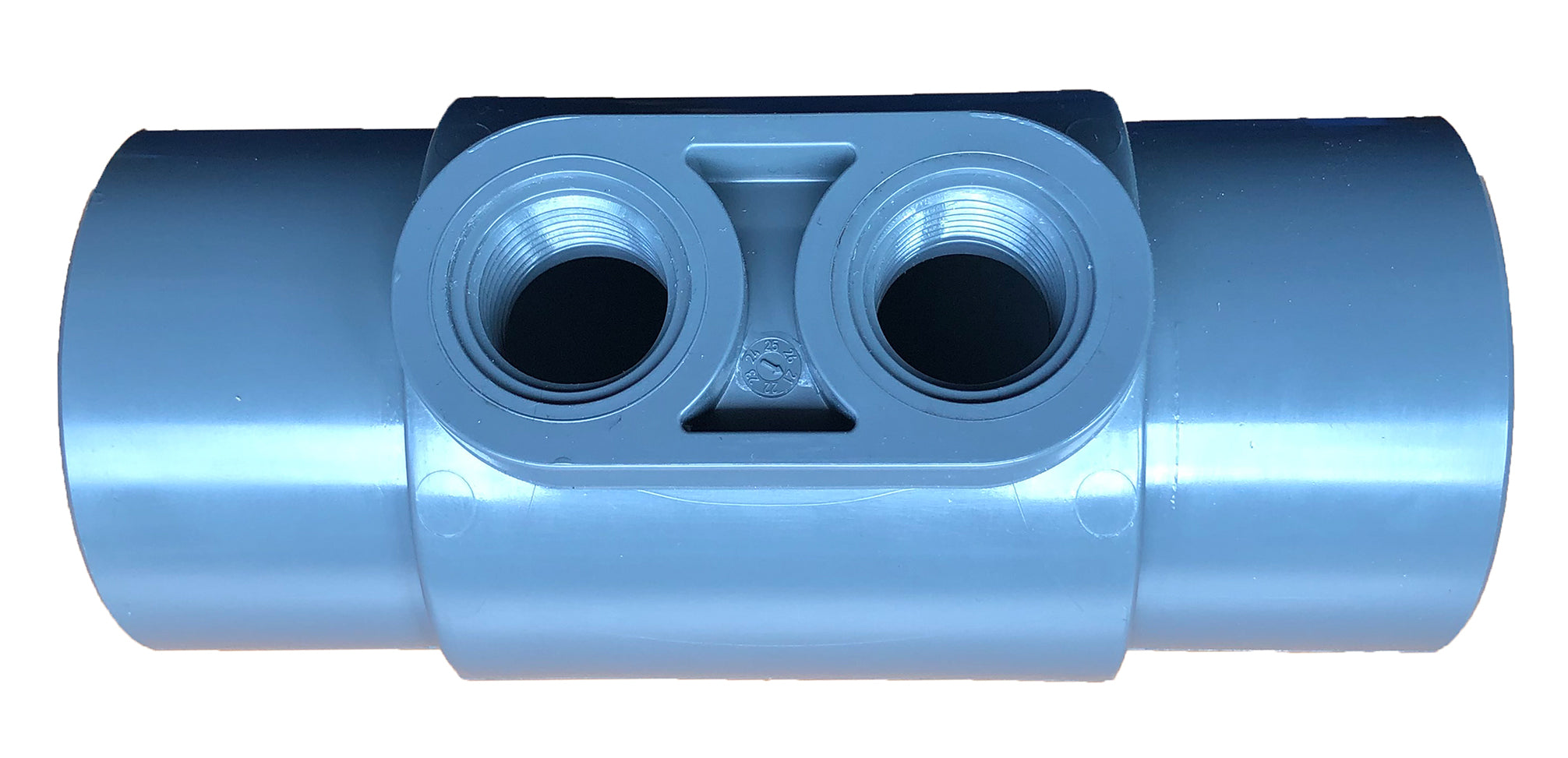 Sensorhalter PVC  für 2 Module 1/2"IG - Pool Me Up