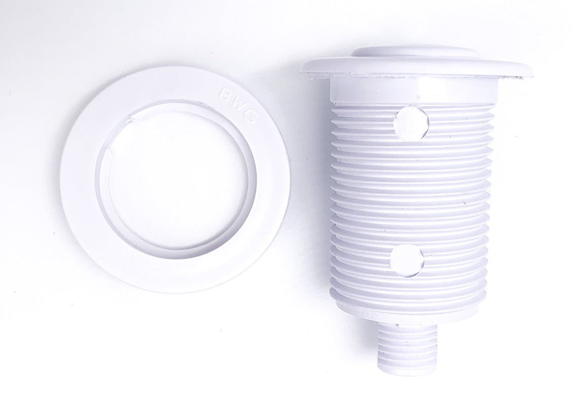 PN-Drücker Blende ABS weiss d43mm - Pool Me Up