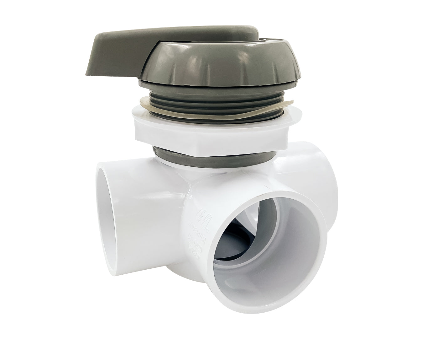 Umschaltventil 2", 3-Wege, grau - Pool Me Up